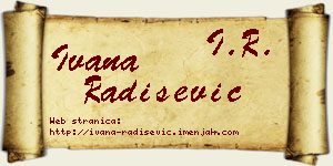 Ivana Radišević vizit kartica